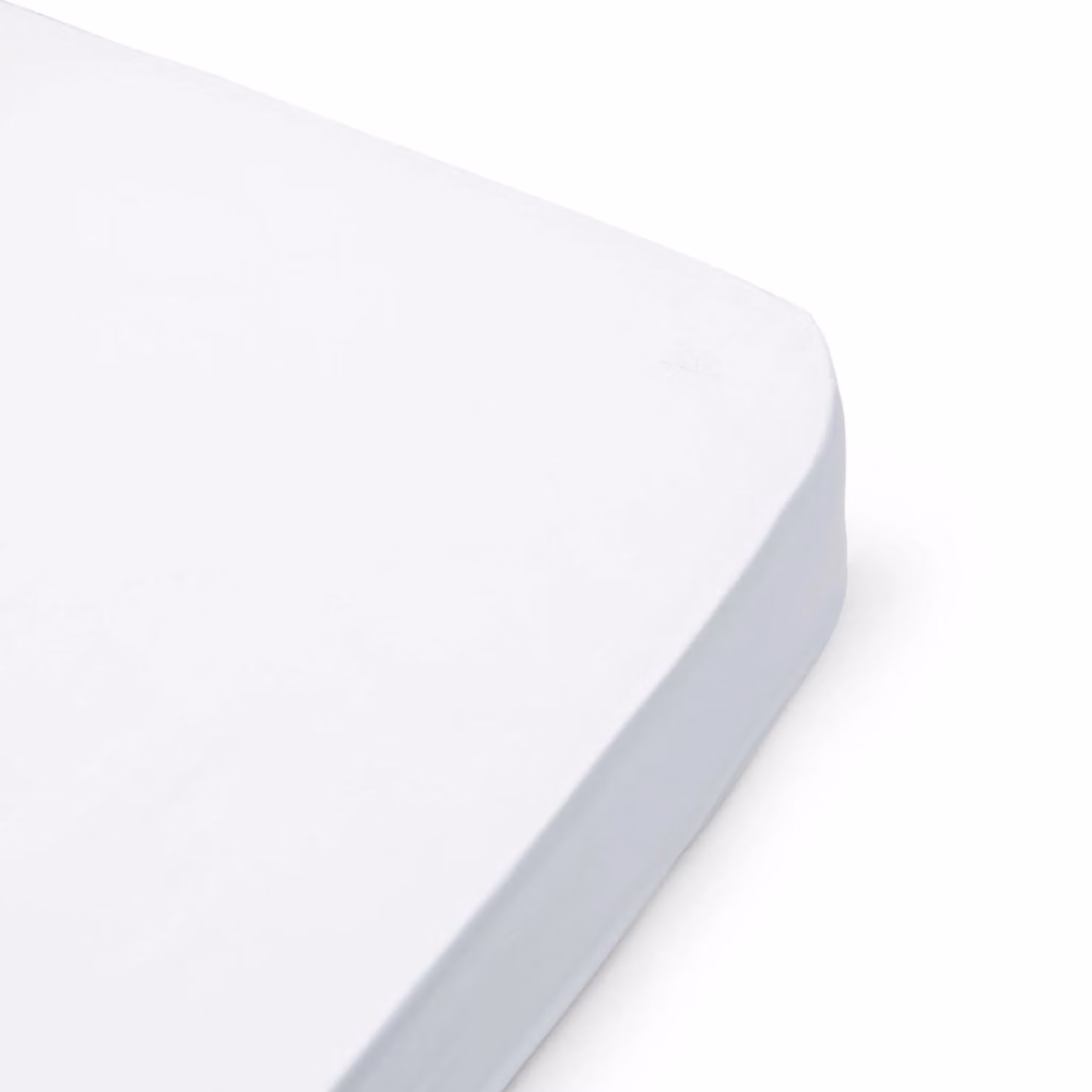 Dear April Grow Organic Cotton Percale Single Bed Fitted Sheet, Appleblossom, W/D/H: 90 x 200 cm