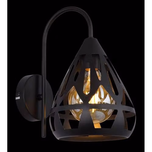 Globo Lighting Netlighting Hassan Dome Wall Lamp in Black – 2