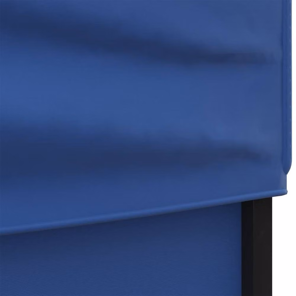 Berkfield Home Folding Party Tent with Sidewalls in Blue and Silver, 3 x 3 m – 3