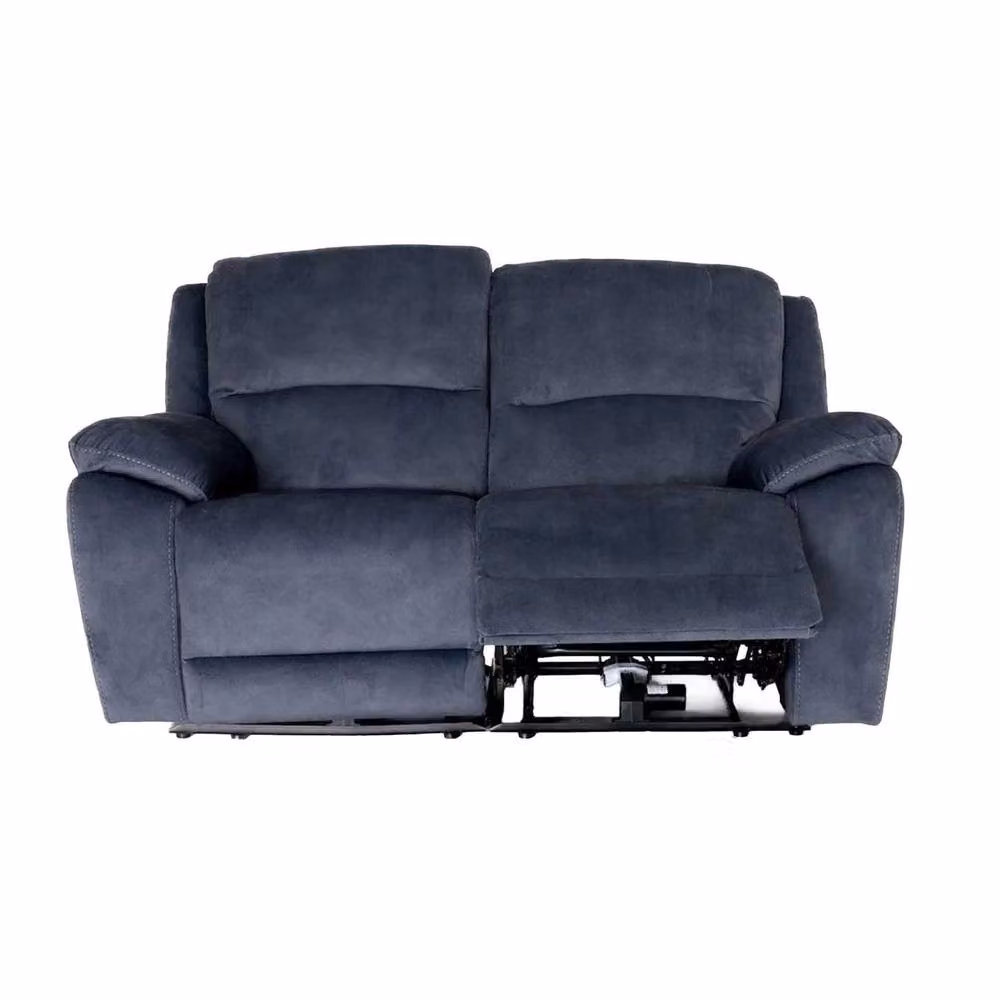 Furnishings For Less UK Bella Grey Fabric 3 Piece Electric Reclining Sofa Suite with USB Charging and Cup Holders – 3