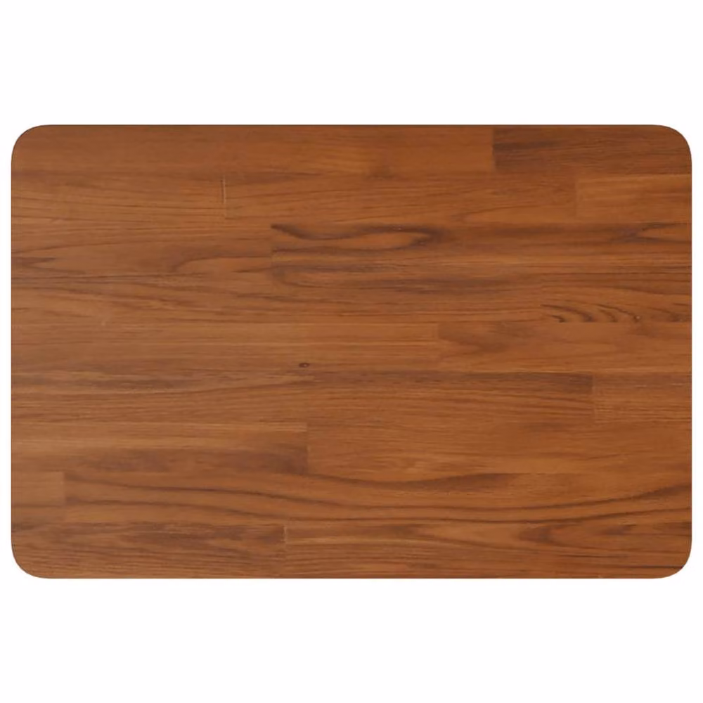 Berkfield Home Elegant Wall Mounted Basin Shelf in Brown Oak and Steel – 2