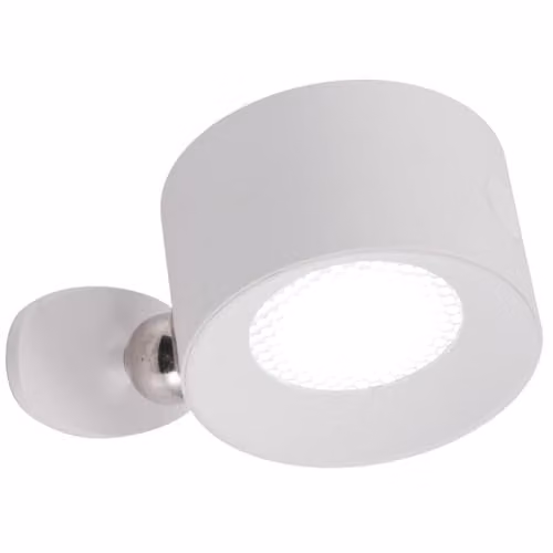 Happy Homewares White Rechargeable RGB LED Colour Changing Wall Light with Remote Control – 1