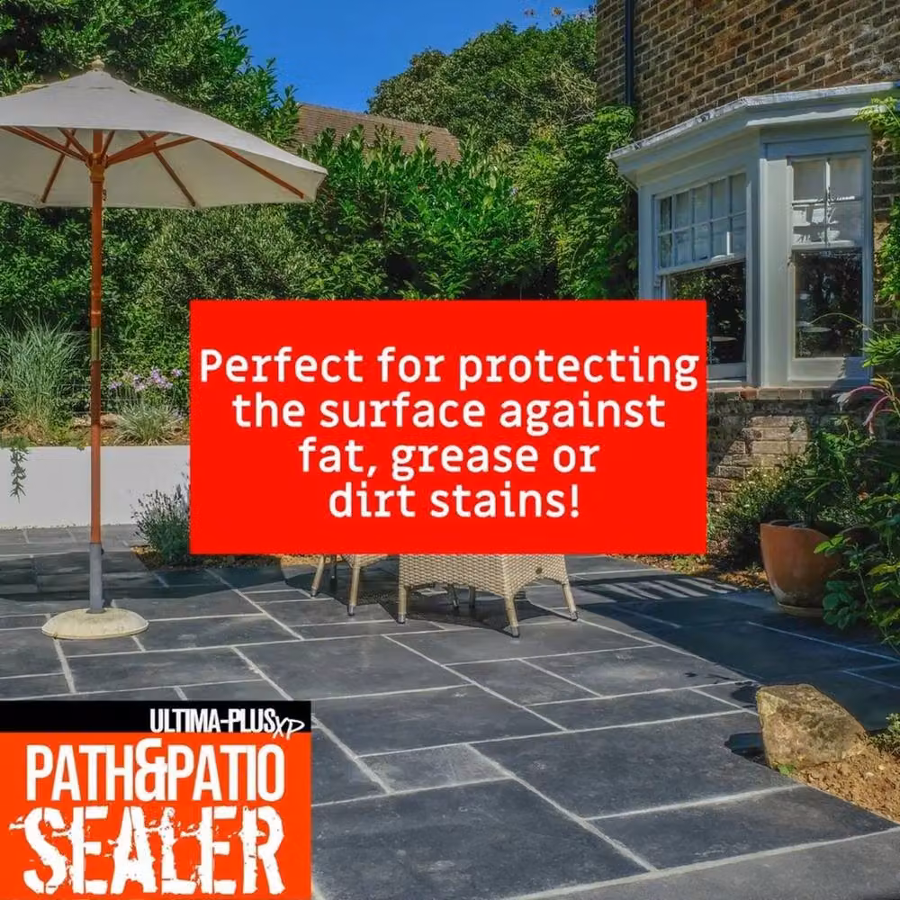 ProKleen White Patio Sealant for Indian Sandstone and Concrete Paths, 2 Pack – 3