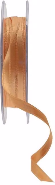 KDMD Light Orange Satin Ribbon, 6mm, 5 Pack