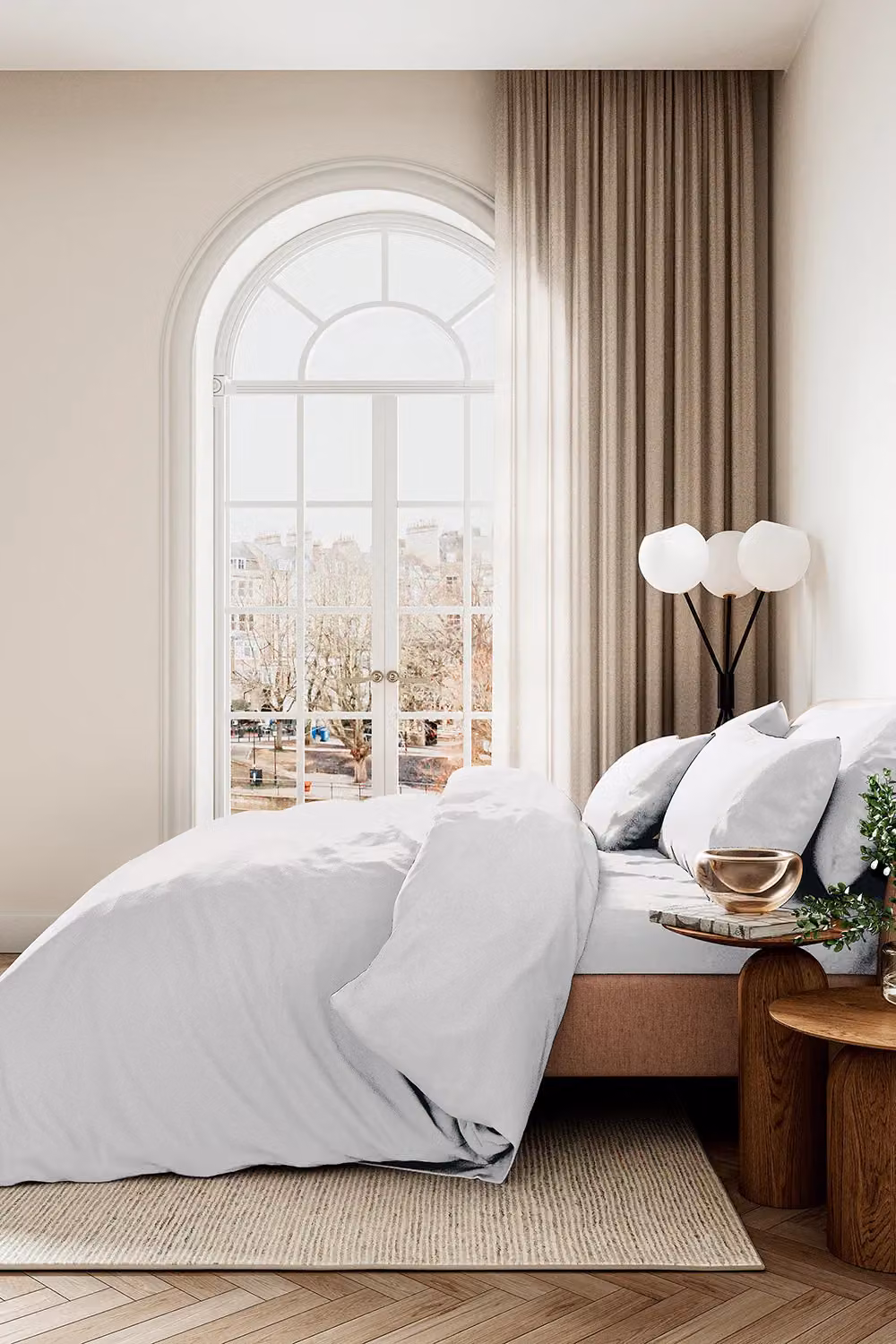 Bedeck of Belfast 1951 Luxury 400 Thread Count Cotton Sateen Double Flat Sheet in White, W: 140 cm, L: 200 cm – 3