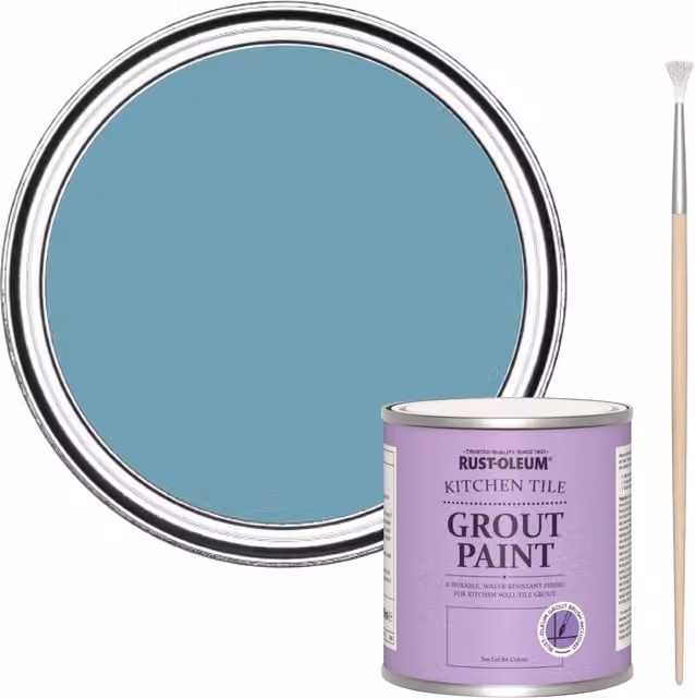 Rust-Oleum Kitchen Grout Paint in Blue, 250ml