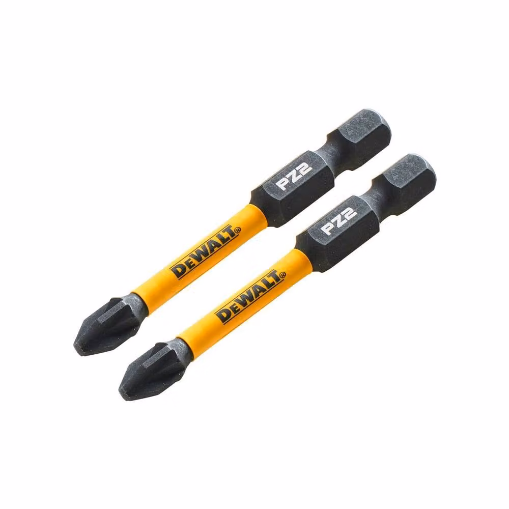 DeWalt FlexTorq Pozi Screwdriver Bit Pack of 2 in Black – 2