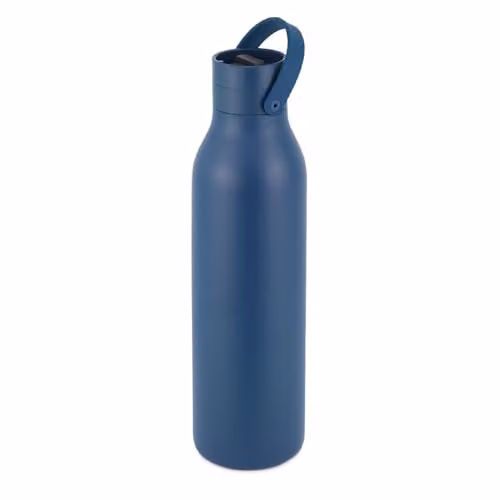 Circular&Co Recycled Stainless Steel Water Bottle, 1 l, Blue, Leakproof and BPA Free – 1