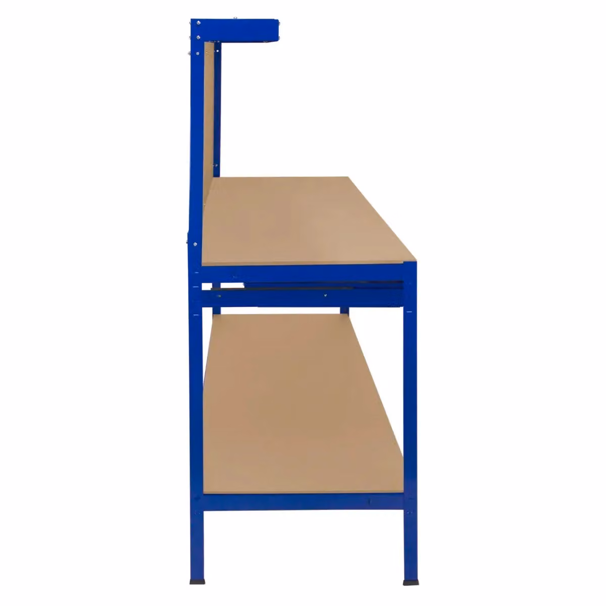 Monstershop Workbench with Pegboard and Light, Blue, W/D/H: 120 x 60 x 155 cm – 2