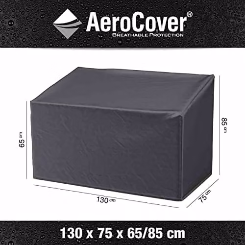 Ruma AeroCover Waterproof Polyester Garden Bench Cover in Anthracite, W: 130 cm, D: 75 cm, H: 85 cm – 2