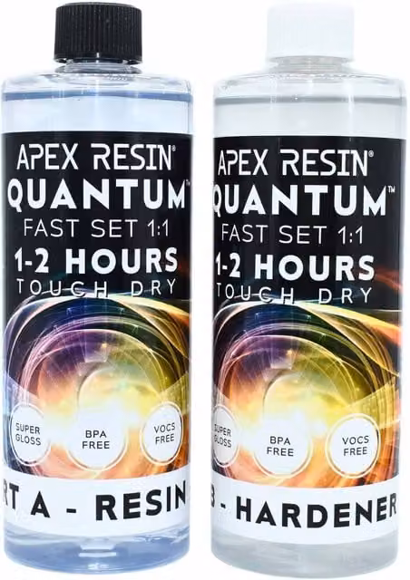 Apex Resin Fast Set Epoxy Quantum for Tumblers, Clear