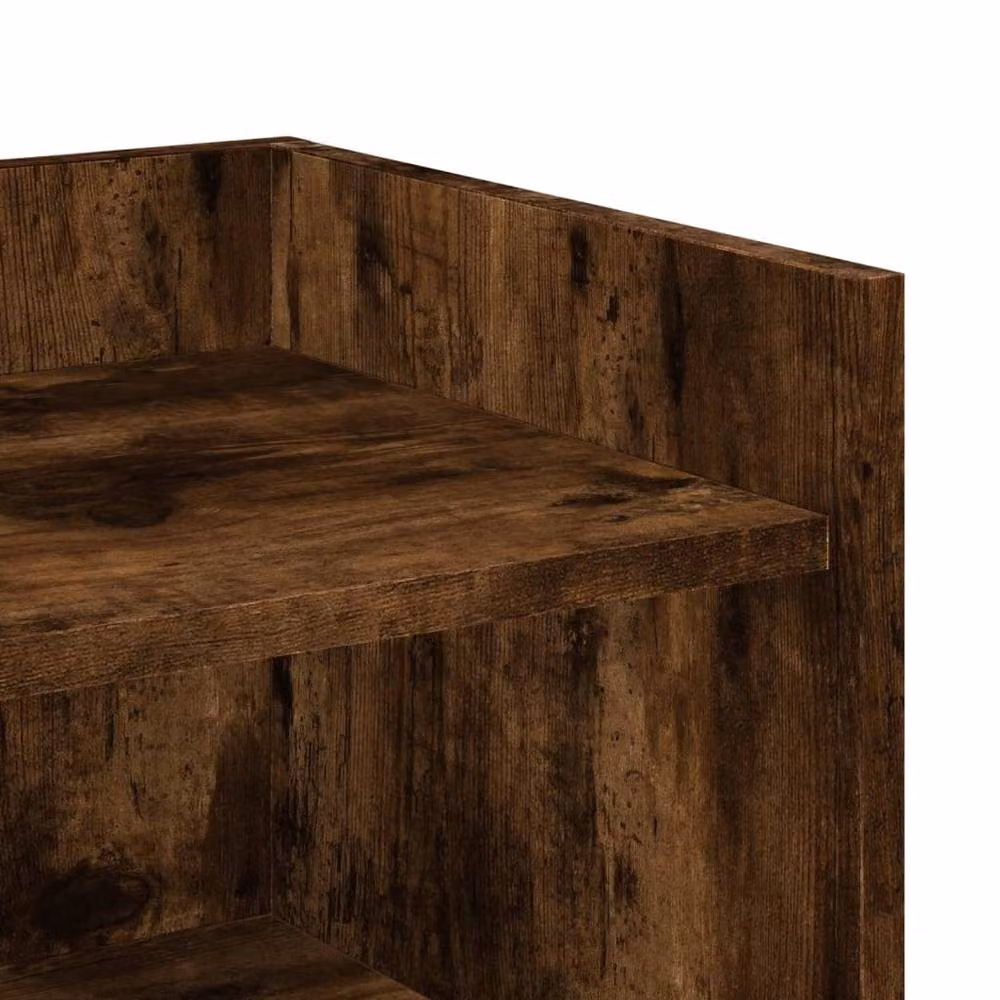 Berkfield Home Smoked Oak Sideboard in Brown, W/D/H: 45 x 35 x 75 cm – 6