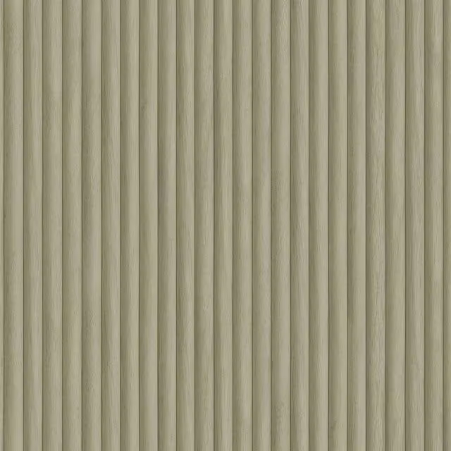 Holden Décor Bevel Wood Slats Geometric Wallpaper in Green
