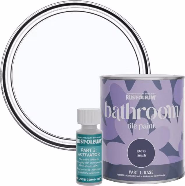 Rust-Oleum Gloss Bathroom Tile Paint, 0.75 l