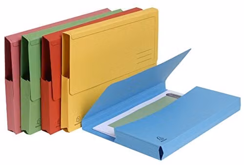 Exacompta Forever Collection Document Wallets, Pack of 10, A4, Assorted Colours – 2