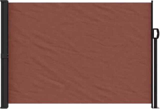 Berkfield Home Retractable Single Side Awning in Brown, W/H: 500 x 140 cm – 1