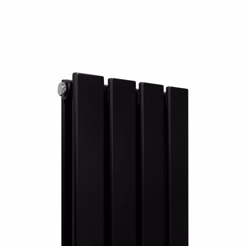 Monstershop Designer Flat Panel Steel Radiator in Black, W: 160 cm, H: 28 cm – 3