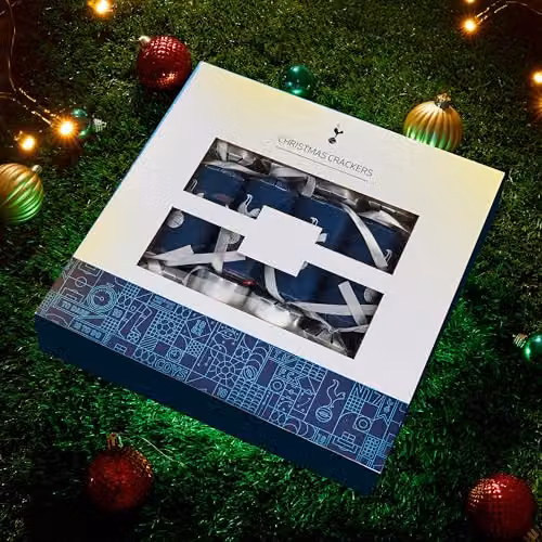 Get Trend Tottenham Hotspur Football Christmas Crackers, Pack of 6, Multicolour – 6