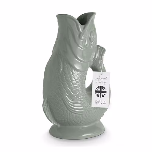 Wade Ceramic Fish Jug, Green, 0.6 l – 1