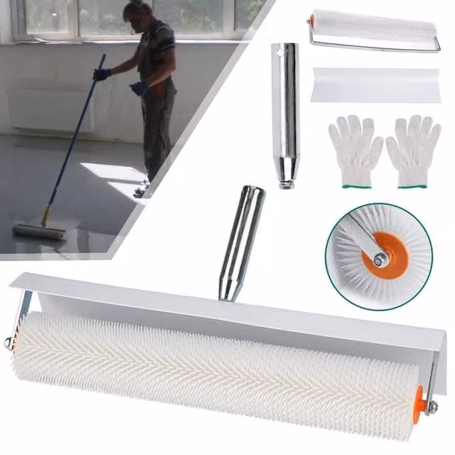 SPETLEK White Spiked Self Levelling Roller, W: 52 cm, L: 1000 cm – 1