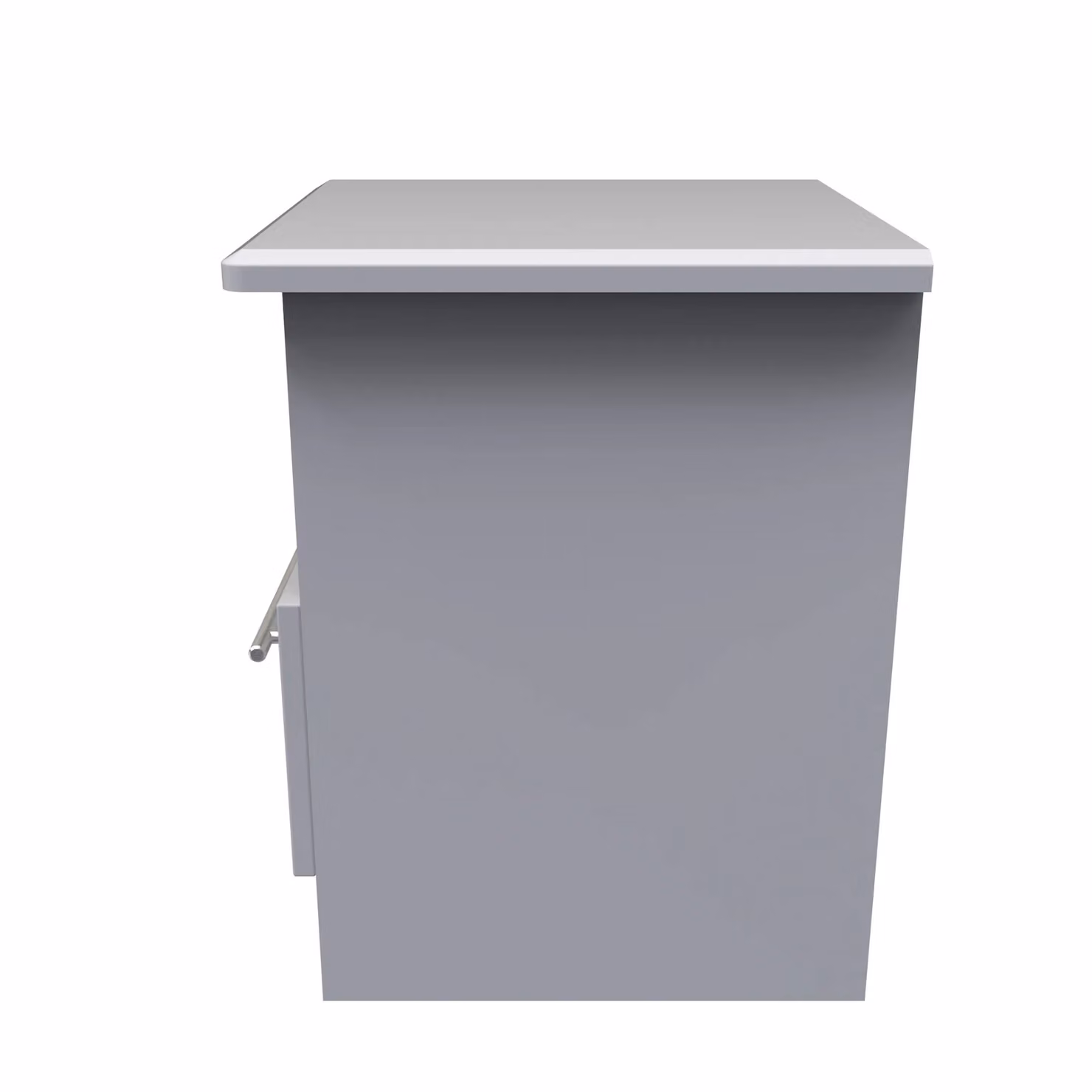 2 U Carlton Ready Assembled Bottom Drawer Lamp Table in Grey – 2