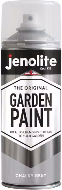Jenolite Weatherproof Matt Grey Wood Paint Spray, 0.4 l