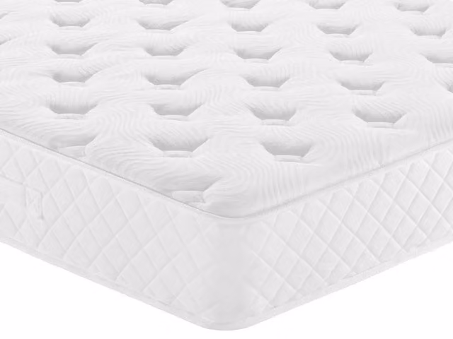 Arthur Sleep Everyday Arthur 1000 Hybrid Pocket Spring and Memory Foam Mattress in White, Size: Double (140 x 200 cm)
