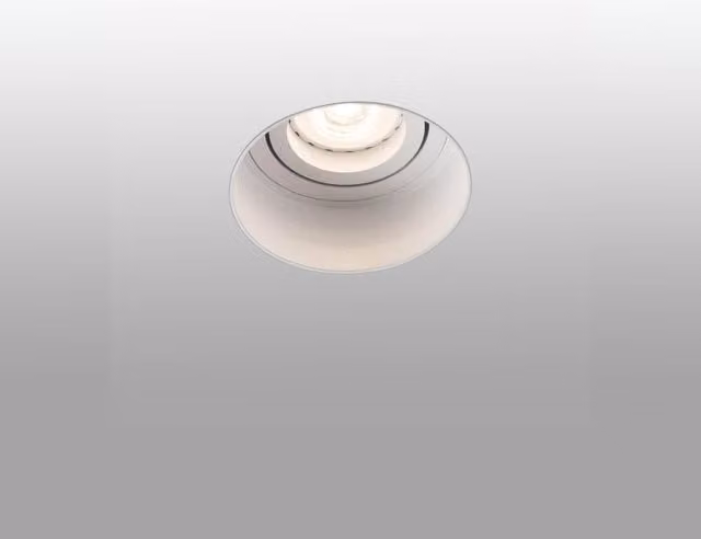 Netlighting Hyde White Tiltable Round Trimless Recessed Downlight GU10