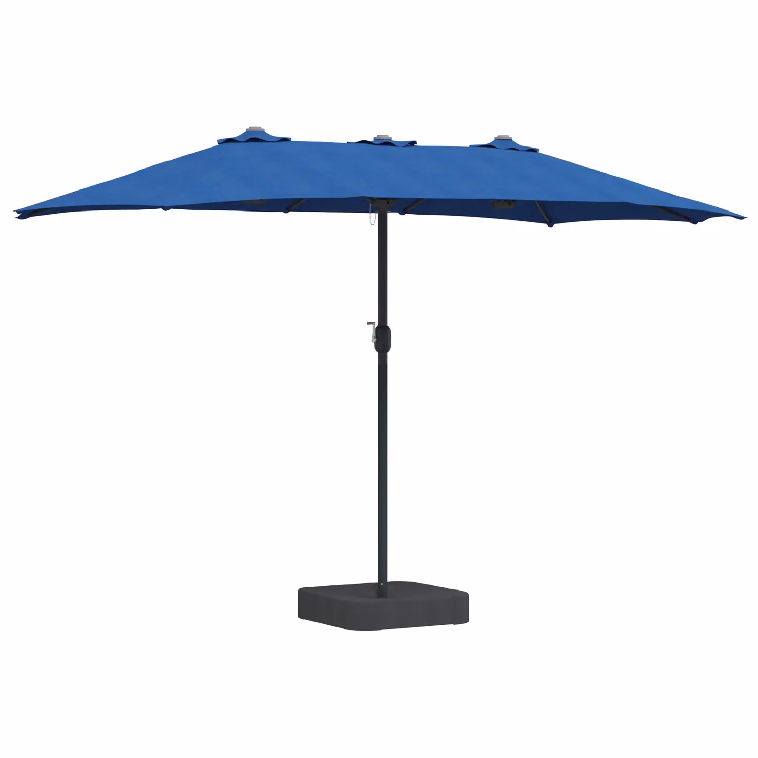 Berkfield Home Blue Cantilever Folding Garden Parasol W/D/H: 385 x 209 x 244 cm – 2