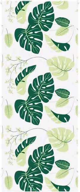Berkfield Home Opaque Shower Roller Blind in Green, W/H: 90 x 240 cm – 1