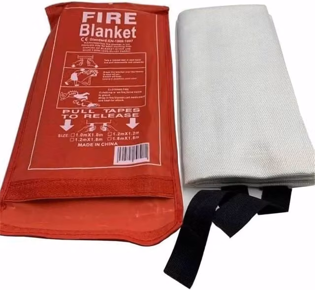 Nordara 4X Large Fibreglass Fire Blanket in White