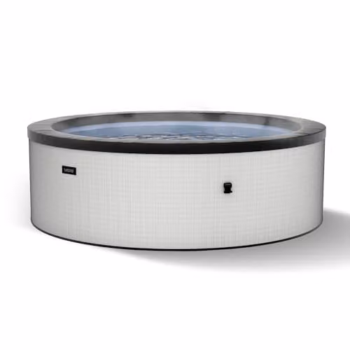 Summer Waves Wave Tahoe 6 Person Eco Foam Hot Tub in Graphite Grey