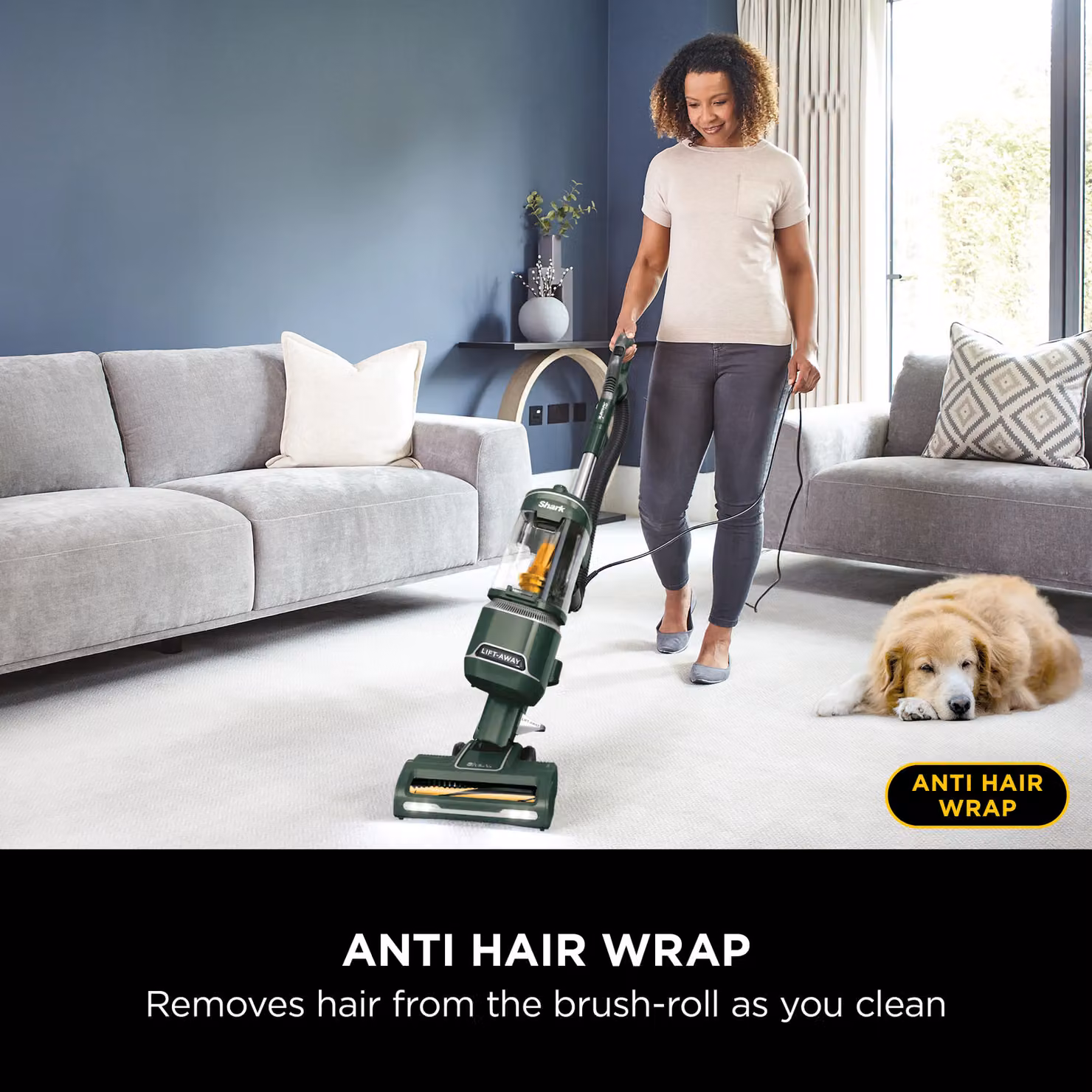Shark Anti Hair Wrap Upright Vacuum Cleaner Lift-Away Pet Model NZ691UKT in Grey – 2