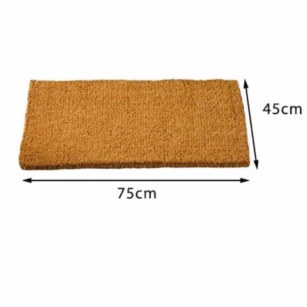 Marco Paul Non Slip Heavy Duty Coir Door Mat in Brown, W: 45 cm, L: 75 cm – 2