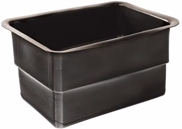 Primrose Black Rectangular Heavy Duty Plastic Container Pond Reservoir