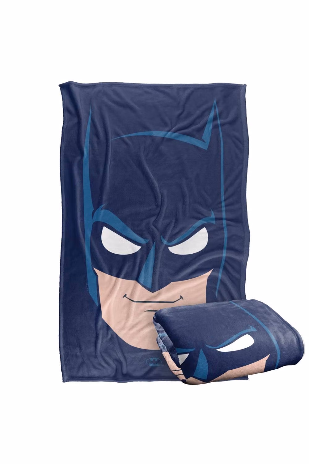 Warner Bros. Batman Large Face Super Soft Fleece Throw Blanket, Multicolour, W: 152.4 cm x L: 152.4 cm – 7
