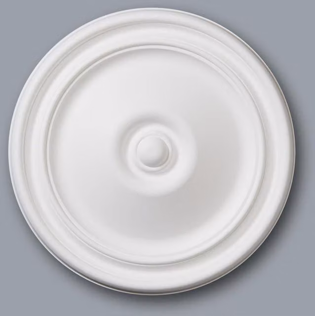 NMC Classic Round Decorative Ceiling Rose in White