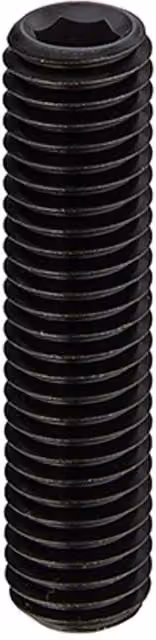 Unifix Class 45H Socket Set Screws, Plain Cup Point, M8 x 10, Grey
