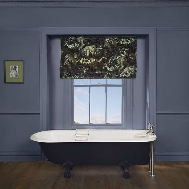 House of Hackney Limerence Velvet Blind in Ink Blue