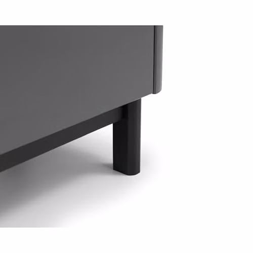 Julian Bowen Chloe 2 Drawer Bedside Table in Grey – 5