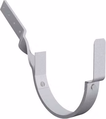 Lindab Galvanised Steel Gutter Side Fix Rafter Angle Bracket, 150mm, Silver Metallic