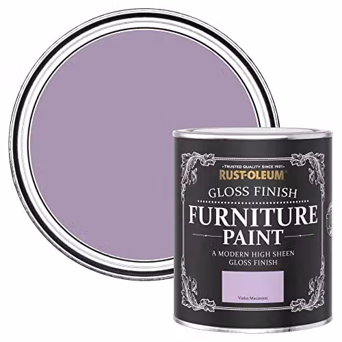 Rust-Oleum Purple Gloss Furniture and Skirting Board Paint, 750 ml