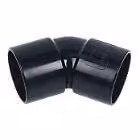 FloPlast 32mm Solvent Weld 135 Degree Waste Bend, Black