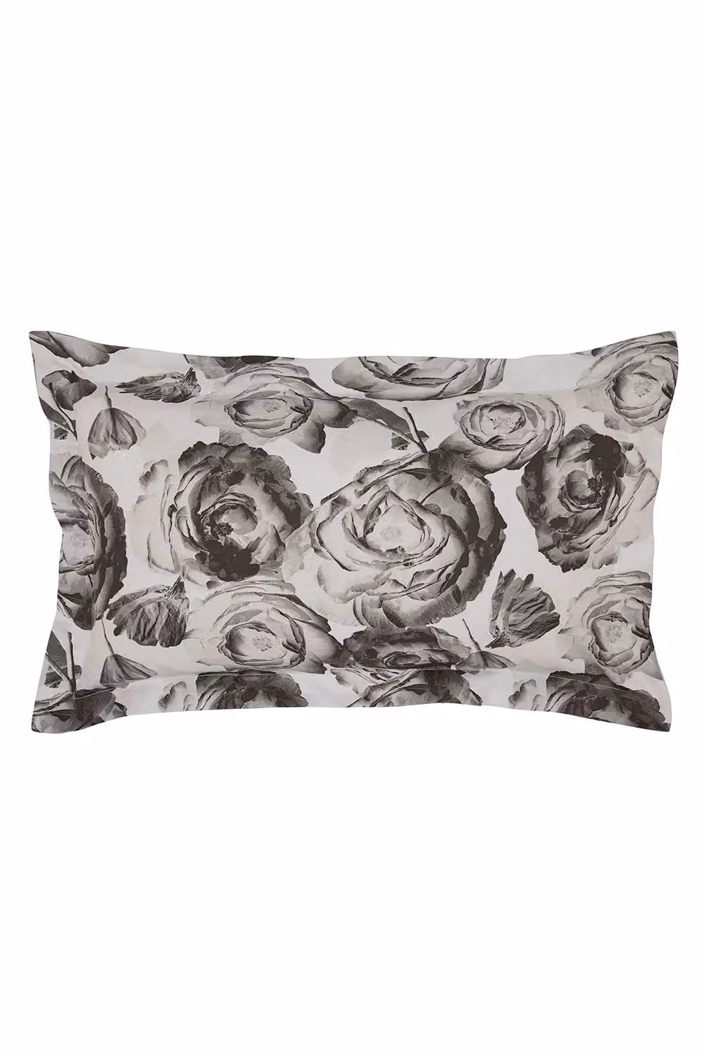 Ted Baker Mono Floral Cotton Percale Duvet Cover and Pillowcase Set in White, W/D/H: 200 x 200 cm – 4
