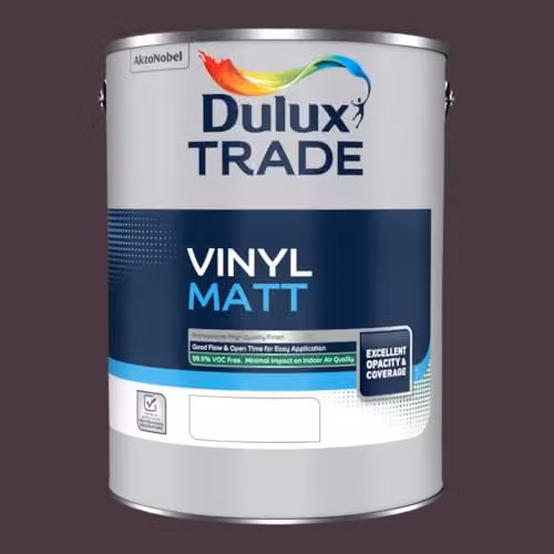 Dulux Trade Vinyl Matt Decadent Damson Purple Paint 5l – 1
