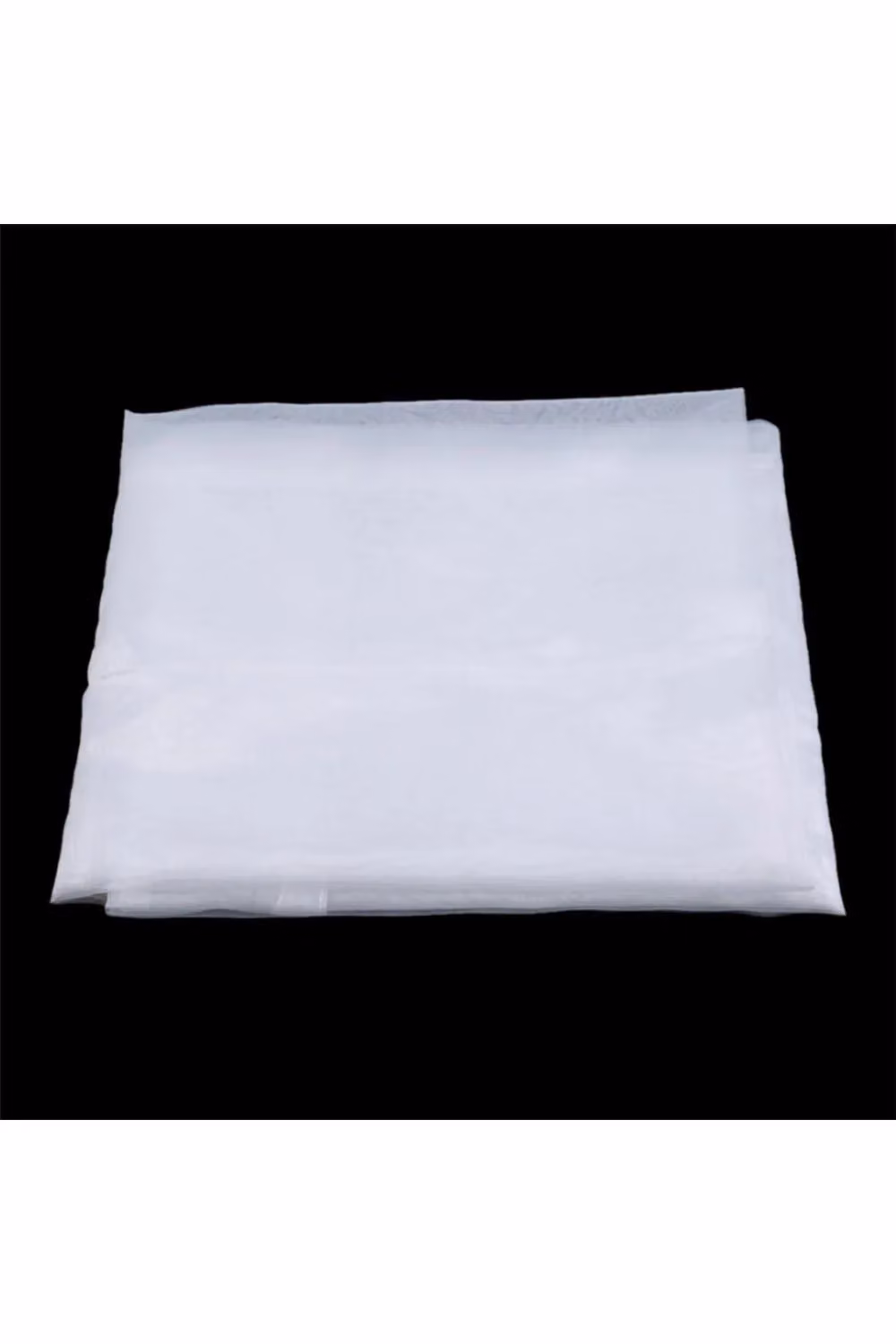 H&O Direct Single Piece Sheer Voile Window Curtain Panel in White, W: 100 cm, H: 200 cm – 3