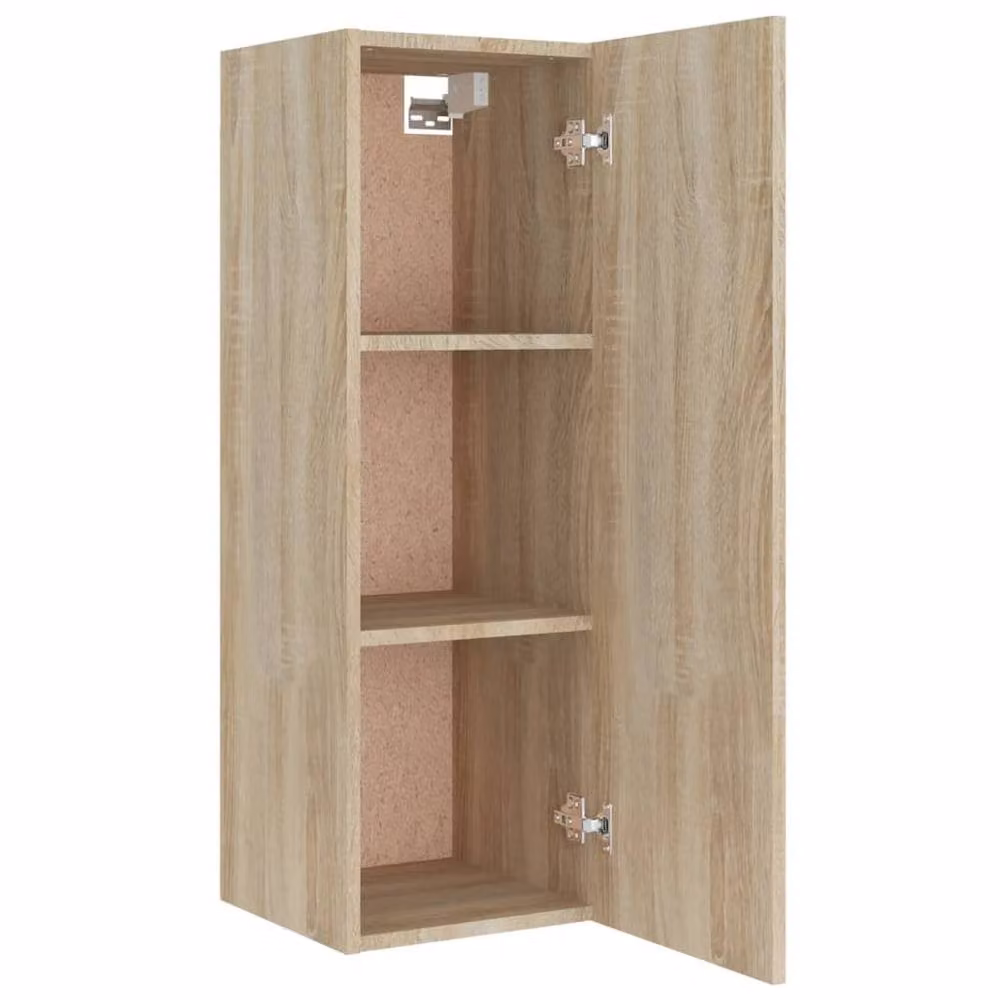 Berkfield Home 4 Piece Sonoma Oak TV Cabinet Set in Light Oak – 3