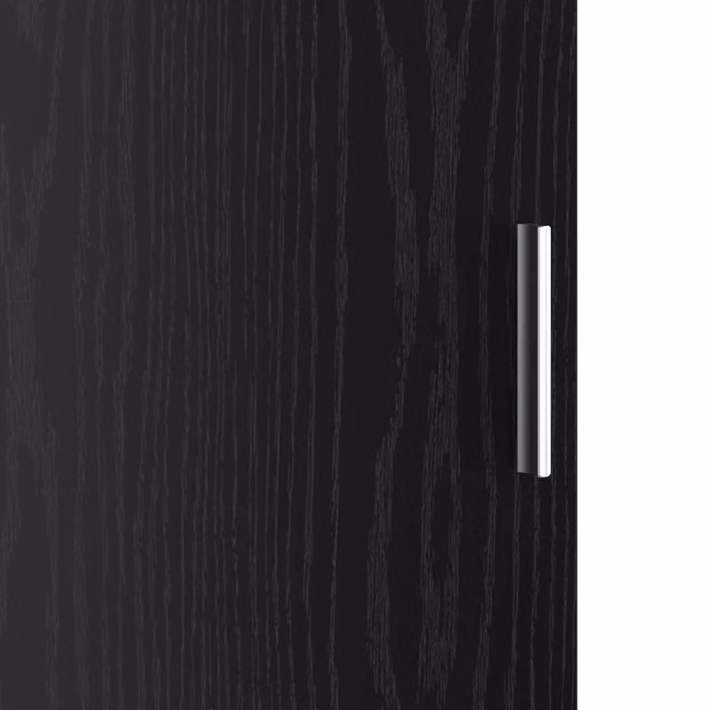 Berkfield Modern Black Oak Wall Mounted Floating Writing Desk for Home Office – 4