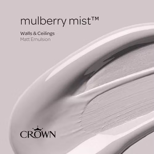 Crown Mauve Matt Water Based Walls and Ceilings Paint Tester Pot 40ml – 2