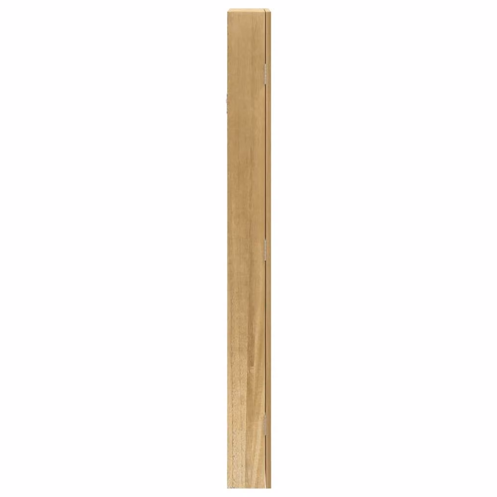 Berkfield Home Wall Mounted Mirror Jewellery Cabinet in Beige, W/D/H: 37.5 x 10 x 106 cm – 4